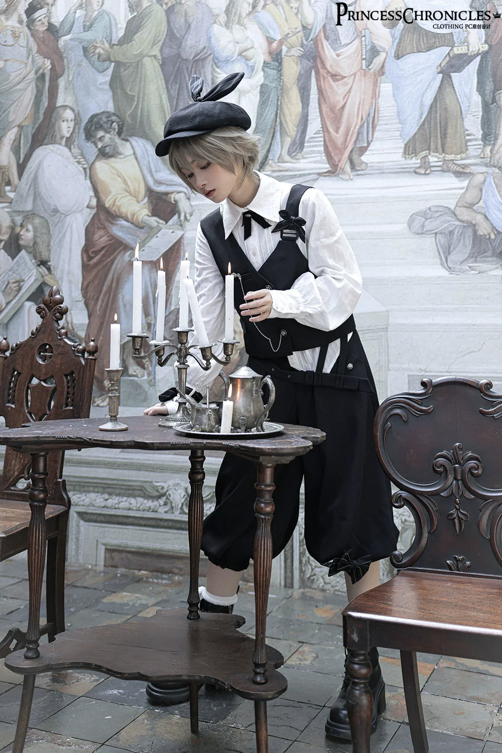 Secret Morning News - Vintage Ouji Lolita Vest Blouse Bloomers - image 27
