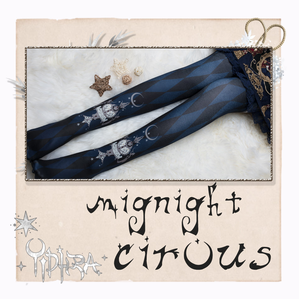 Midnight Circus - Argyle Printed Lolita Tights - image 4