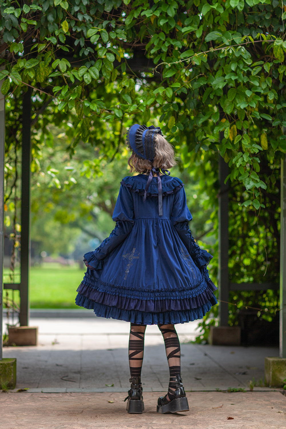 Holy Fruit Estate - Gothic Lolita OP Dress Multicolors - image 5