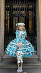 Eternal France Doll - Classic Lolita Doll-like OP Dress and Accessories - image 17