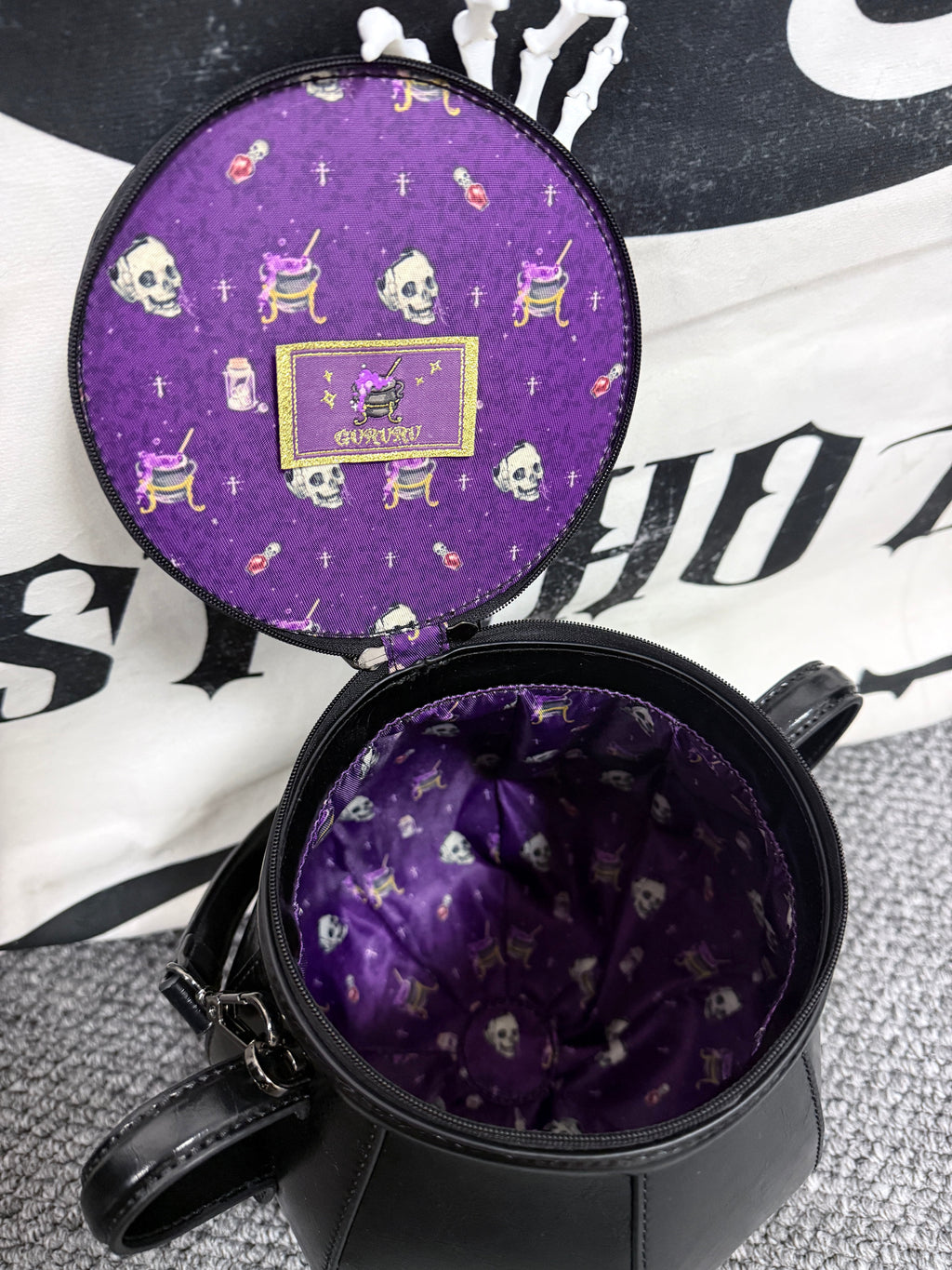 Gothic Cauldron - Skull-Claw Handbag and Crossbody Bag - image 7