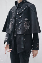 Checkers - Gothic Lolita Cloak, Ouji Lolita Cape - image 2