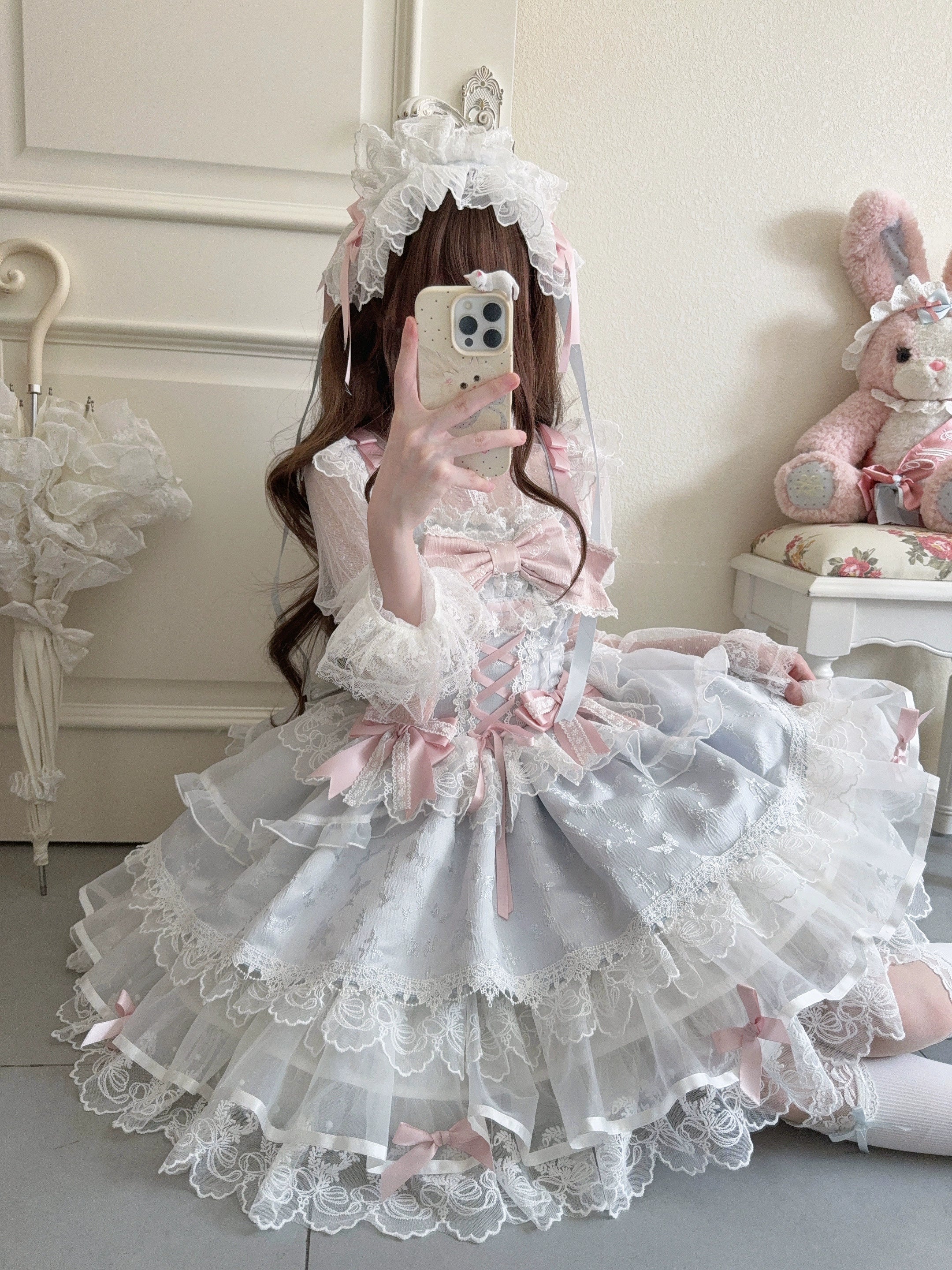 Fleeting Isle - Sweet Lolita Ballet Style JSK Dress - image 36
