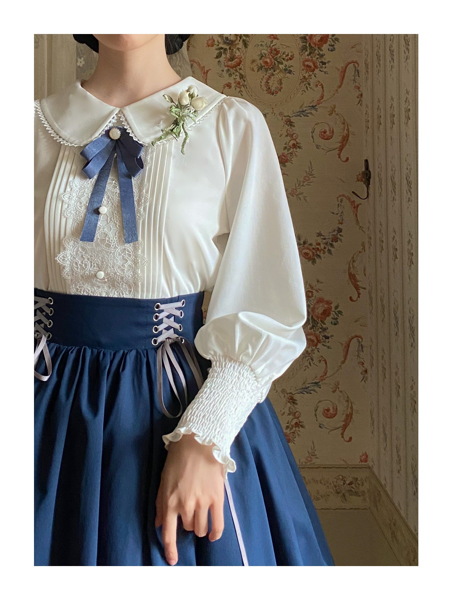 Countess's Autumn Tour - Retro Lolita Embroidery Long SK - image 8