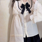Rich Girl Elegant Lolita Blouse and Skirt Set - image 10