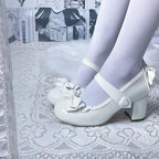Elegant Lolita Heels Shoes Mary Jane Shoes - image 7