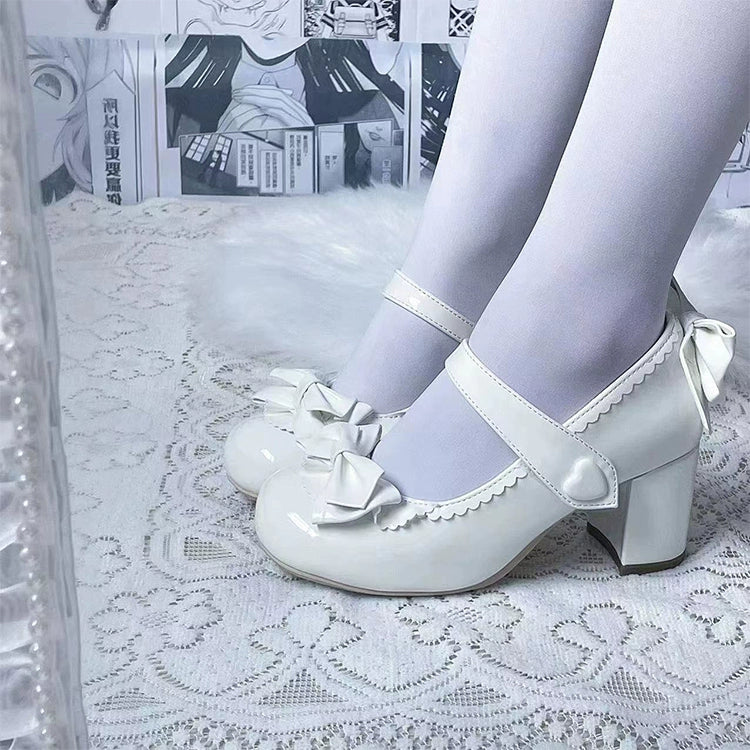 Elegant Lolita Heels Shoes Mary Jane Shoes - image 7