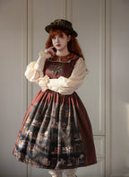 German Bookshelf - Classic Lolita Printed JSK Dress - image 5