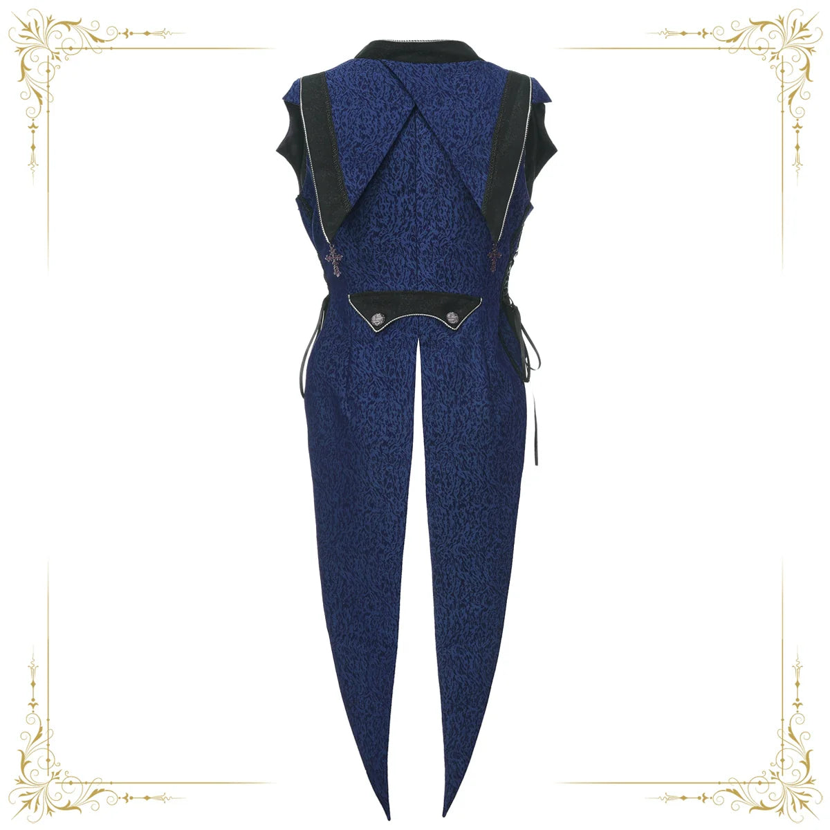 Eternal Crimson Moon Forest - Ouji Lolita Tailcoat Vest - image 5