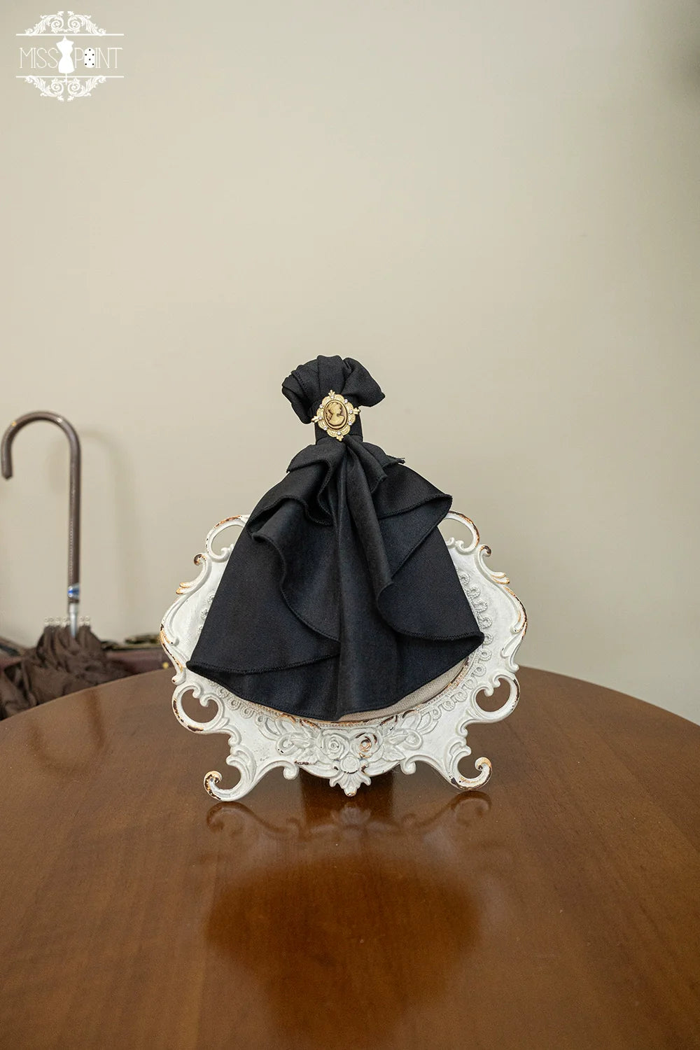 Golden Movement - Lolita Accessory Brooch Bow Tie KC - image 5