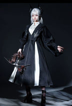 Dragon Scale - Gothic Lolita JSK Dress Goth Coat - image 6