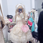 Sweet Lolita Bag Heart-shaped Lace Bag Multicolors - image 31