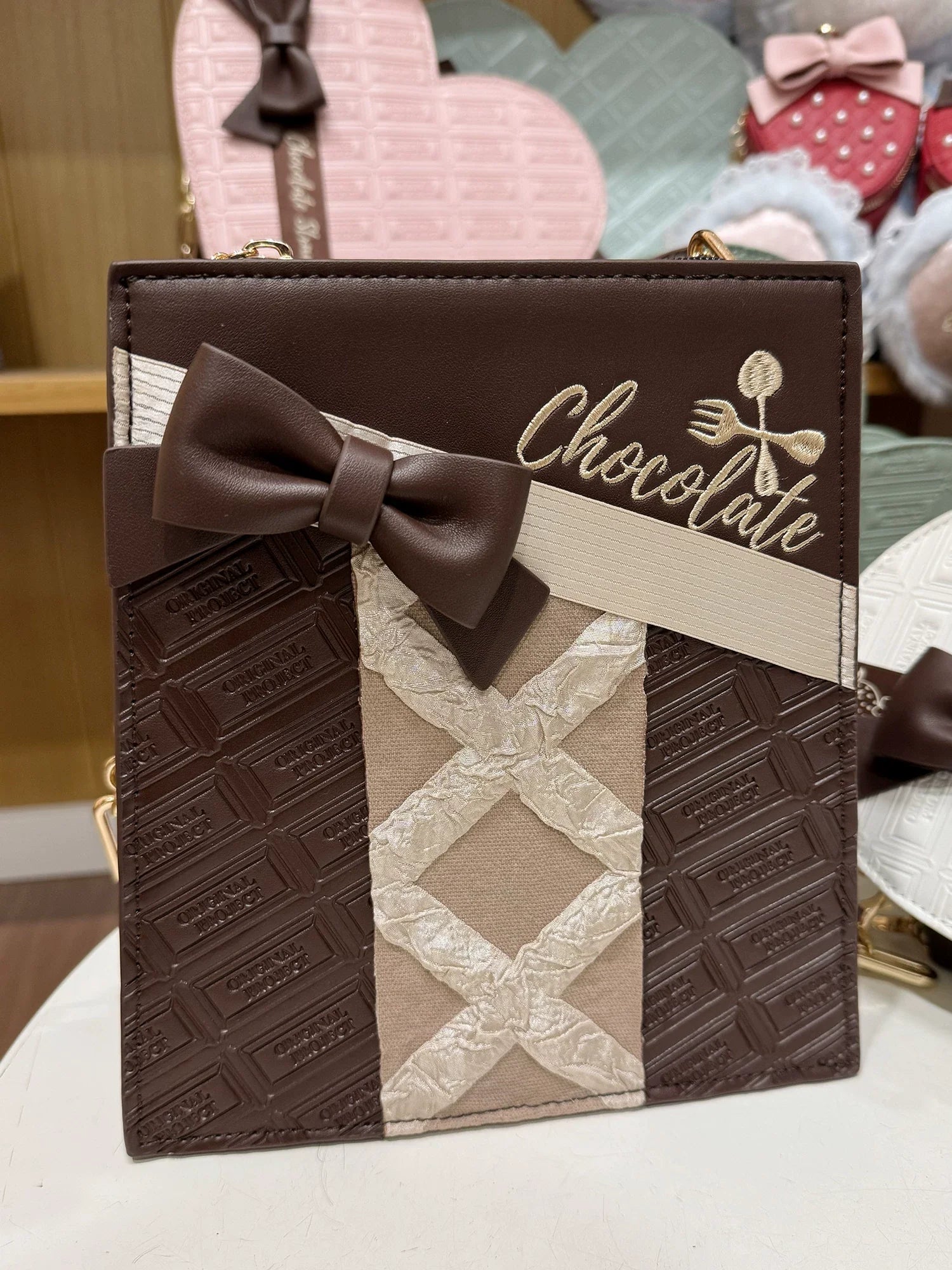 Sweet Lolita Heart-shaped Bag, Chocolate Inspired - image 25