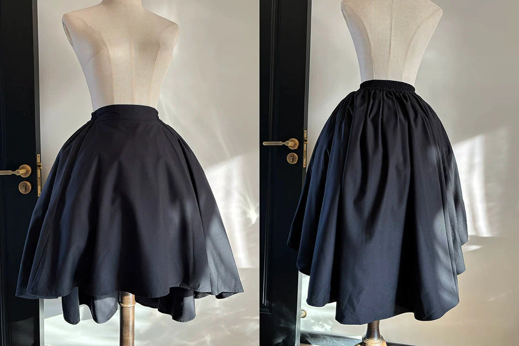 Shadow Hymn - Gothic Lolita Solid Shirt & Skirt, Side Zipper - image 7