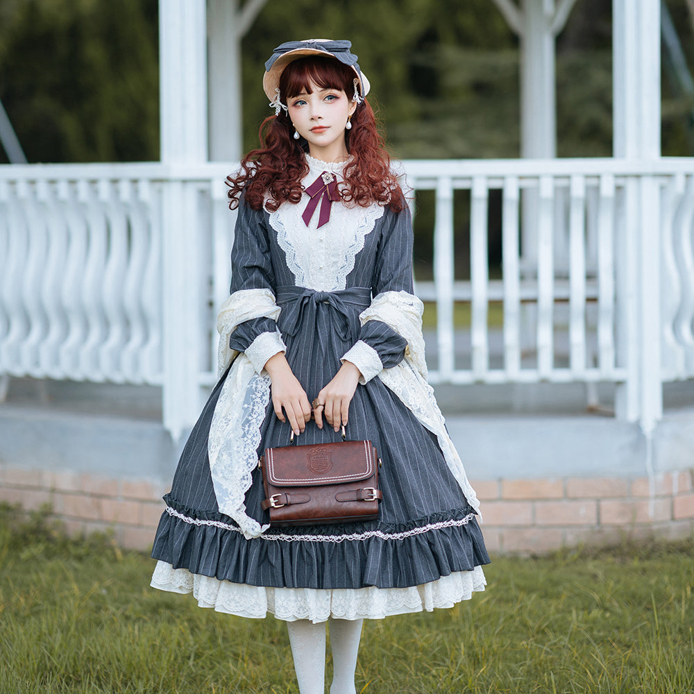 Rose Silhouette - Vintage Classic Lolita OP - image 1