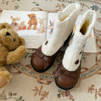 Winter Lolita Boots Fur Mary Jane Lolita Low Heel Shoes - image 51