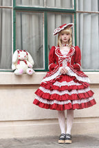 Eternal France Doll - Classic Lolita Doll-like OP Dress and Accessories - image 9
