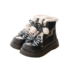 Milk Bear - Winter Lolita Shoes Thick Sole Fleece Snow Boots - image 17