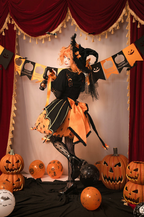 Halloween Gothic Lolita JSK Dress, Pumpkin-inspired Dress - image 8