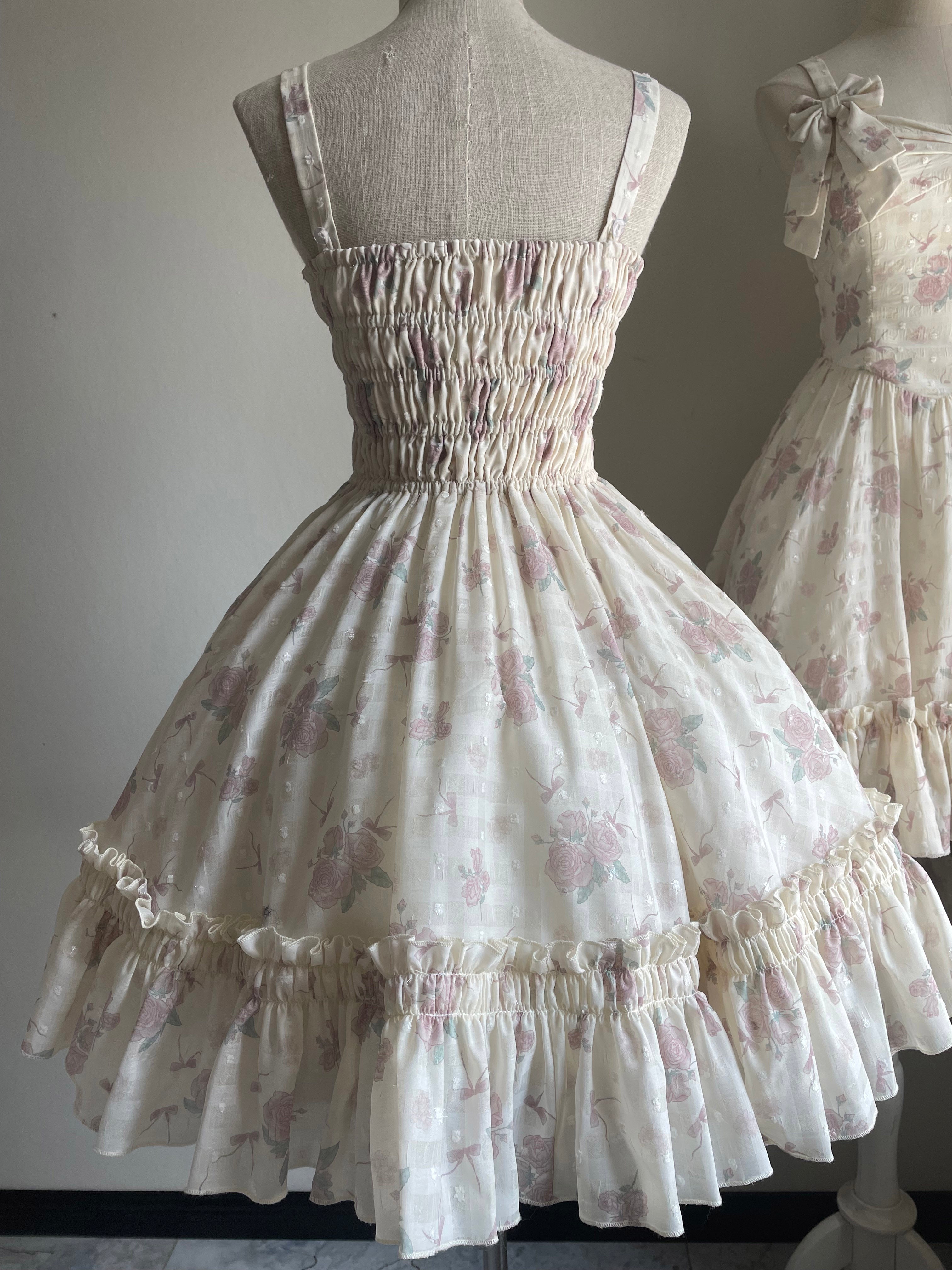 Twilight Rose - Sweet Lolita Dress Sweater and JSK - image 25