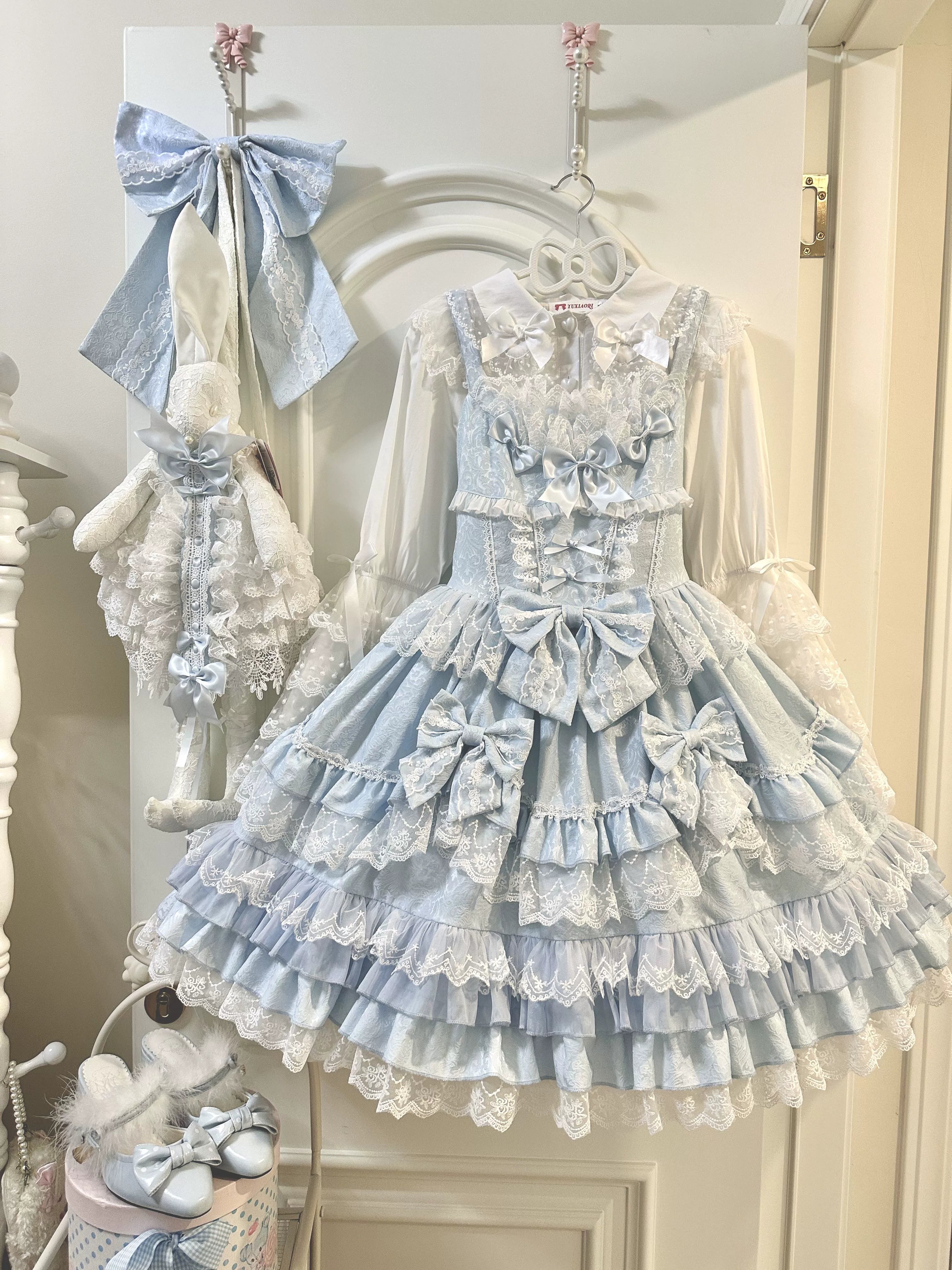 Flower Ode - Doll-like Sweet Lolita Jumper Dress - image 19