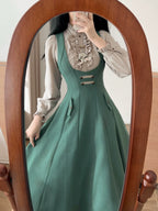 Forest Corridor - Classic Lolita Bust Supporting JSK, Waisted Shirt - image 5