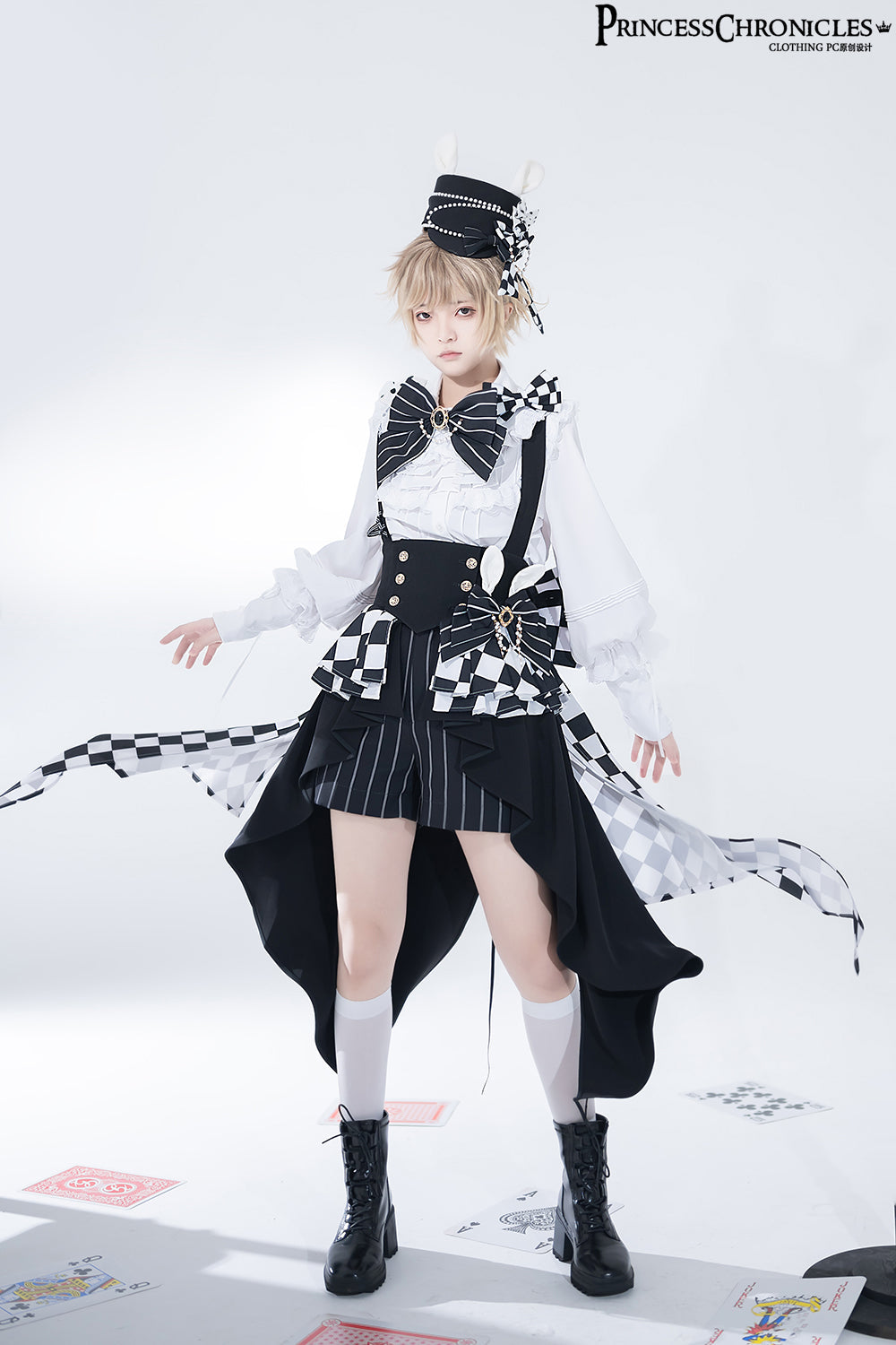Rabbit Theater Chessboard Ouji Fashion Shirt Set - image 1