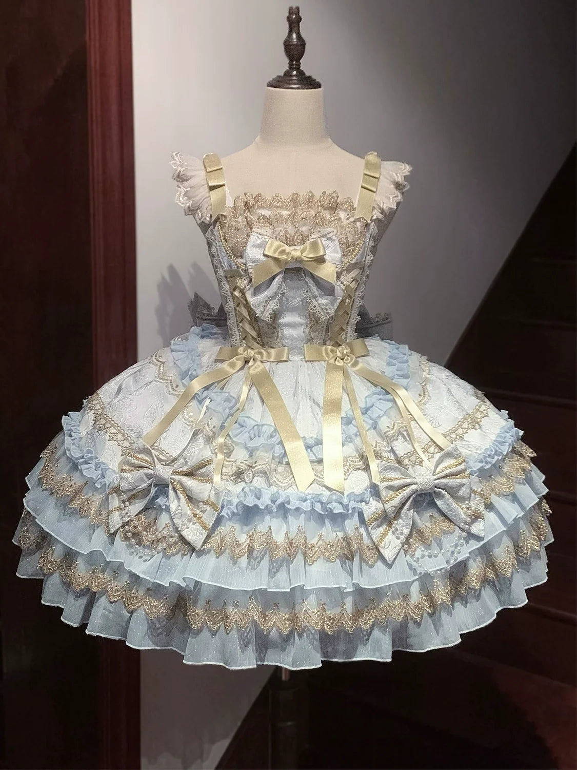 Gilded Memories Princess Lolita Tiered JSK Dress - image 15