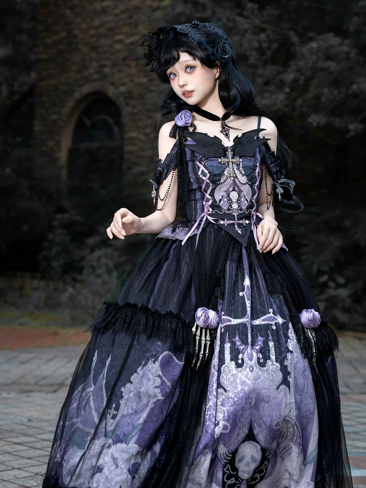 Withered Bone Specter Gothic Lolita Skirt Set - image 11