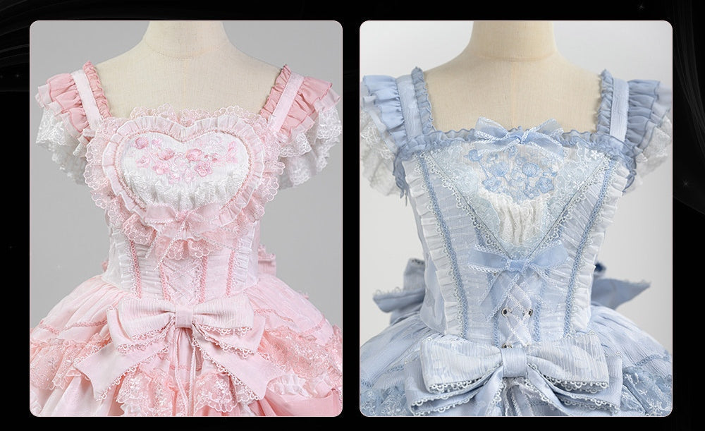 Wedding Poem Lolita JSK, Train and Bonnet Set - image 21