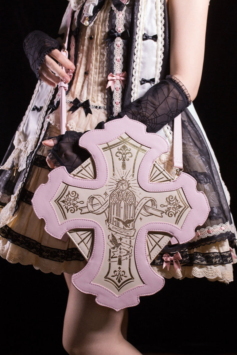 Temple Morning Hymn - Vintage Lolita Crossbody Bag - image 1