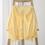 Hyde Garden - Daily Lolita Shirt Cotton Blouse Long Sleeves - image 17