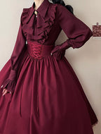 Astris - Classic Lolita SK Double-sided Wearing Fishbone Skirt - image 15