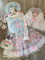 Candy Mary Cat - Fluffy Sweet Lolita JSK Dress, Kitten Print - image 22