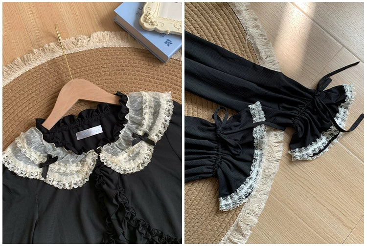 Half Summer - Sweet Lolita Sun Protection Bolero, Lace & Bow - image 10