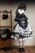 Vintage Lolita Dress Set, Cotton Shirt - image 13
