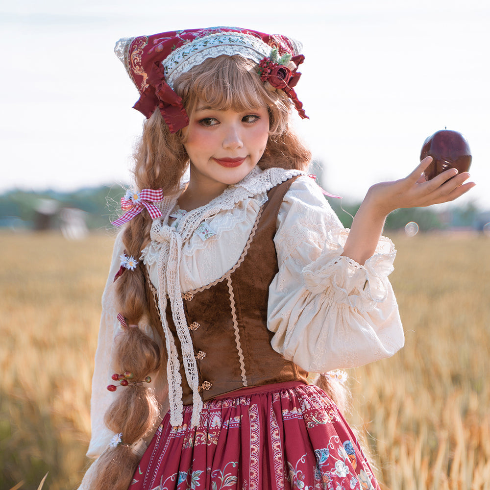 Rich Hymn - Lolita Bavarian Long Velvet JSK - image 22