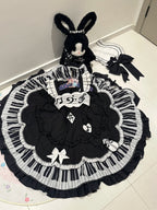 Rhythm Note Old School Lolita Piano-Key JSK and Accessories - image 11