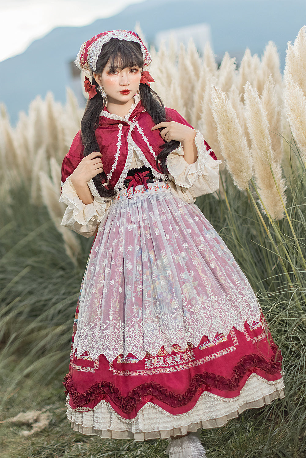 Rich Hymn - Lolita Bavarian Long Velvet JSK - image 30