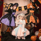 Halloween Gothic Lolita JSK Dress, Pumpkin-inspired Dress - image 3
