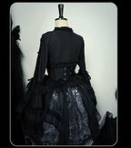 Bone-Eroded Butterfly - Gothic Lolita JSK & SK Set - image 50