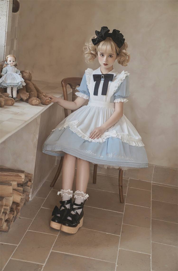 Sweet Alice - Short Sleeves Maid Lolita OP - image 24
