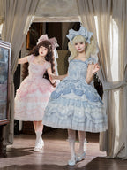 Wedding Poem Lolita JSK, Train and Bonnet Set - image 4