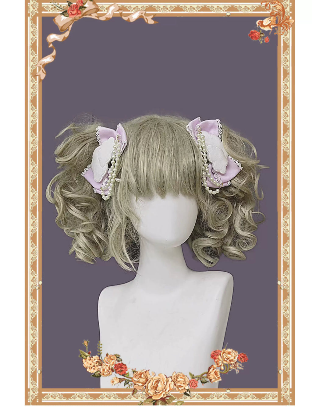 Sleepy Bear - Kawaii Lolita Bear and Star Printed Dress and Accessories - image 23