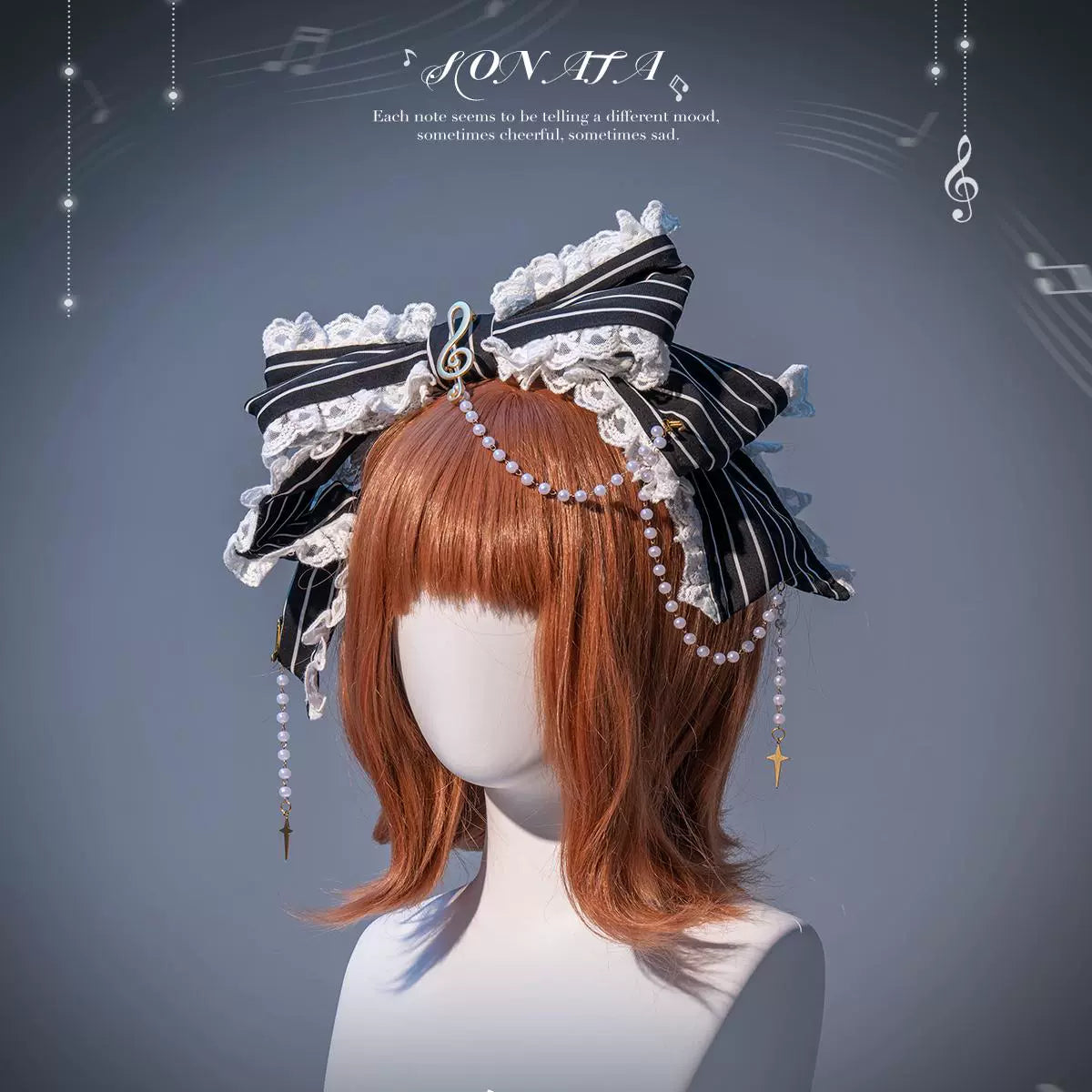 Black and White Sonata - Ouji Lolita Vest Suit and Vintage Lolita OP Dress - image 34