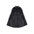 Pilgrim - Black Gothic Lolita Cape, Detachable 2-Piece - image 27