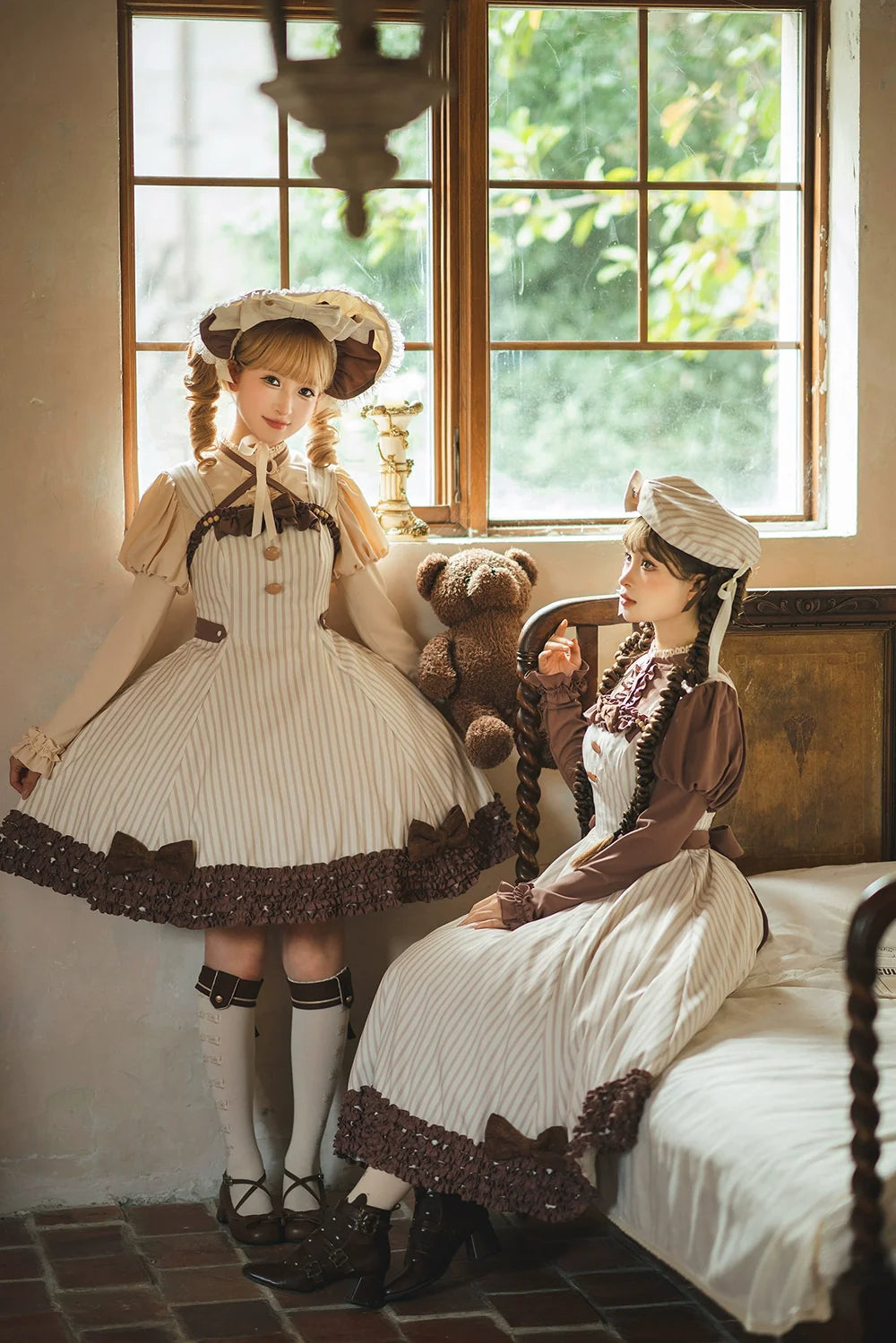 Classic Lolita JSK Customized Stripe Lolita Dress - image 13