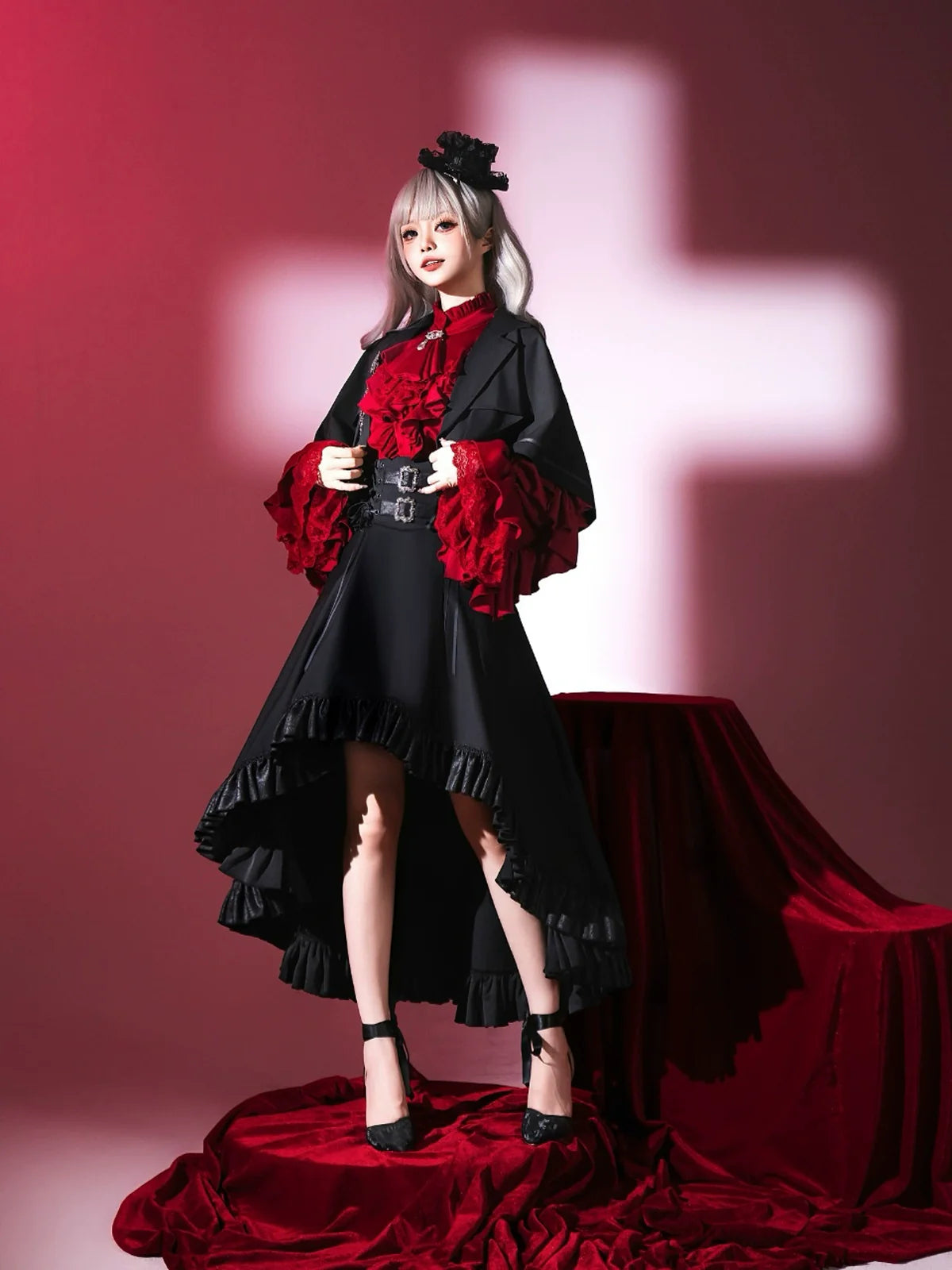 Night & Day Sonata Ouji Lolita Shirt and Pants Set - image 26