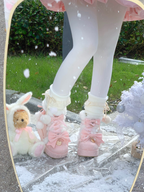 Warm - Winter Sweet Lolita Snow Boots Thick Sole Fleece Shoes - image 23