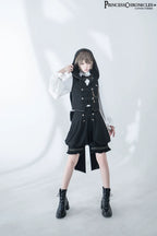 Desperate Bunny - Ouji Lolita Vest Shorts Set - image 23